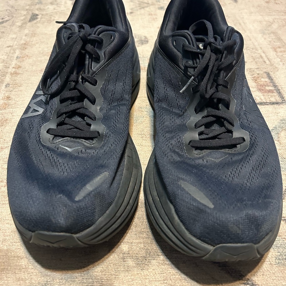 Hoka Men's Dark Gray Athletic Shoes size 15 E